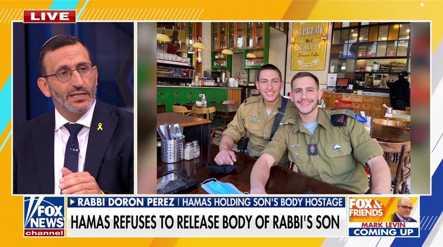 Rabbi speaks out as Hamas refuses to release his son's body