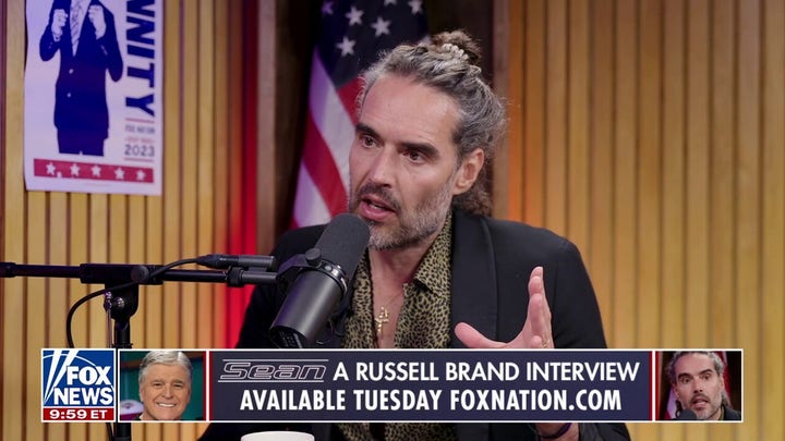Sean Hannity hears from actor Russell Brand on his journey toward sobriety, Christianity