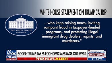 Trump heads West to tout economy, target Democrats