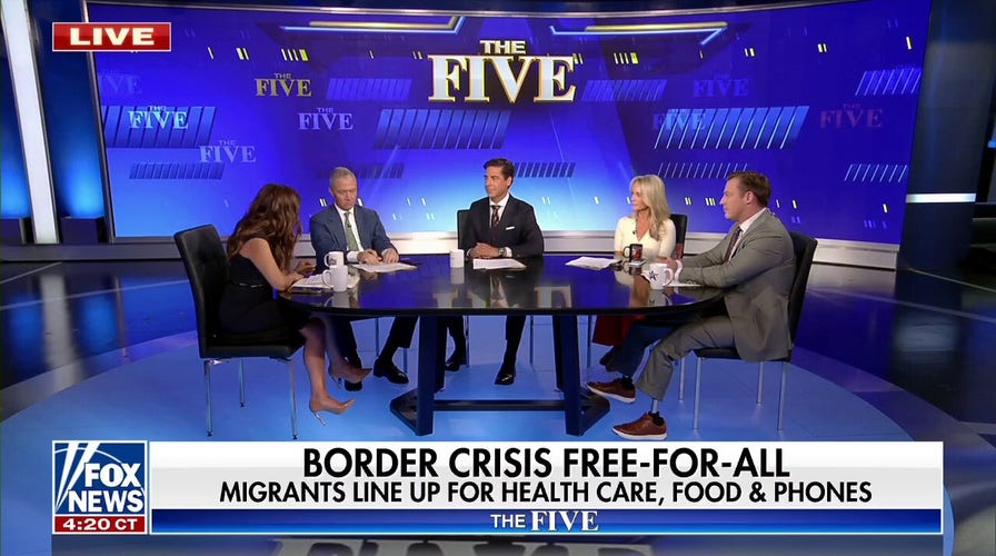 Migrants bussed to NYC wait in line for health care, food, and phones