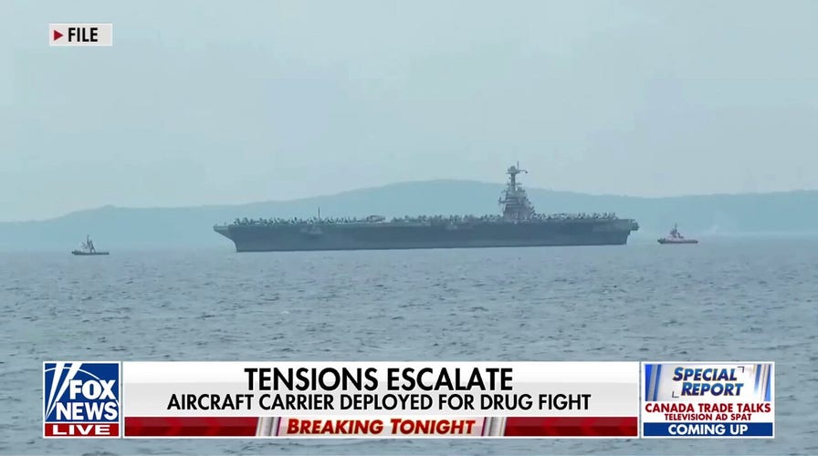 Trump admin escalating war on drugs with deployment of carrier strike group