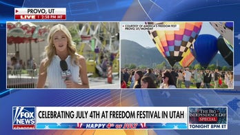 Celebrating Independence Day at Freedom Festival in Provo, Utah