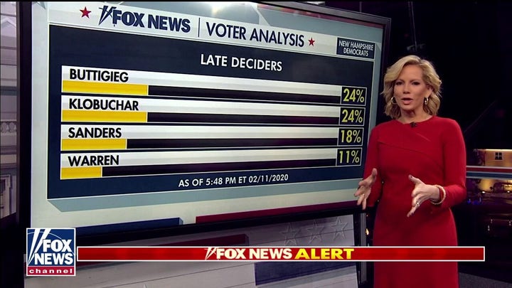 Fox News Voter Analysis: Late deciders backed Buttigieg, Klobuchar in New Hampshire