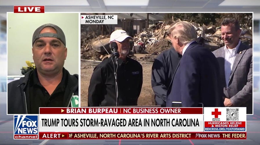 NC business owner says federal response to Hurricane Helene has been nonexistent