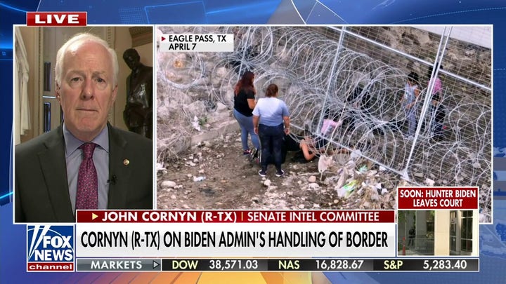 Biden hopes executive action at the border will help his poll numbers: Sen. John Cornyn