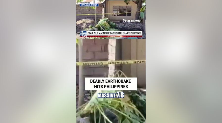 DEADLY 7.8 magnitude earthquake hits Philippines