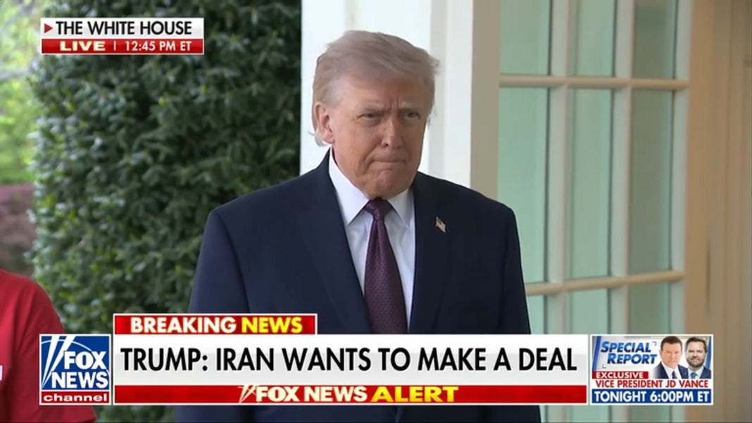 Trump addresses Jesus-themed Truth Social post, Strait of Hormuz blockade