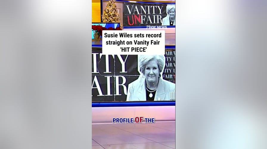 Susie Wiles sets record straight on Vanity Fair 'HIT PIECE'