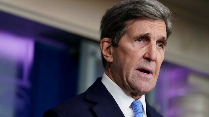 Fox News reads climate czar John Kerry's emissions report on air
