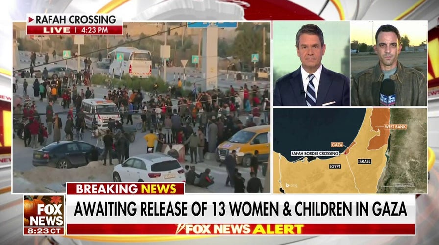 Several Hamas hostages released to Red Cross