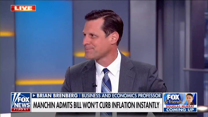 Brenberg slams Inflation Reduction Act: Relief for Americans 'nowhere to be found' in this bill