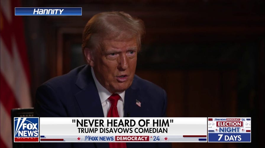Trump disavows controversial comedian at the Madison Square Garden rally
