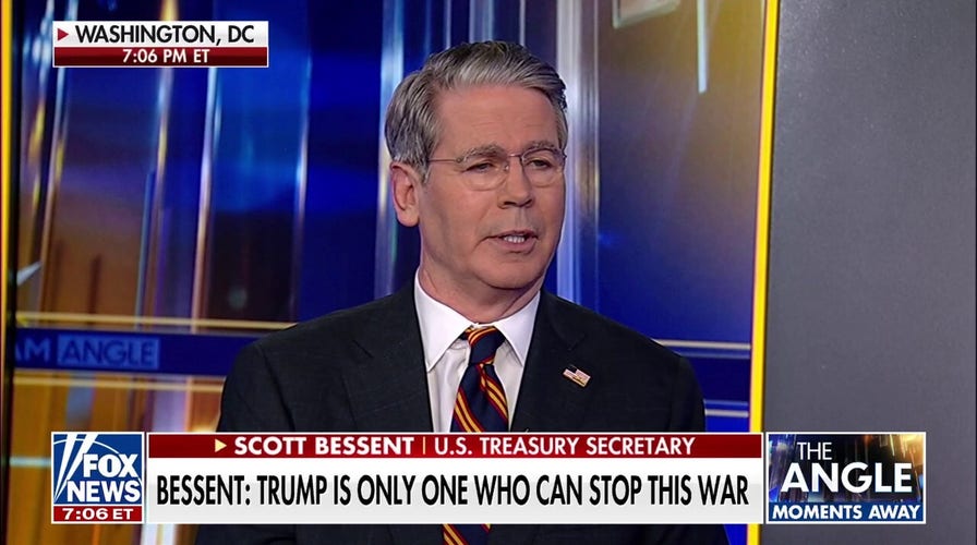 Bessent: Trump is the only one who can stop this war