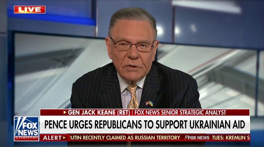 Putin declaring martial law in regions of Ukraine is a 'sham': Gen. Jack Keane