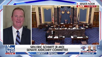Sen Eric Schmitt says he wants the Senate to stay until top tasks are completed