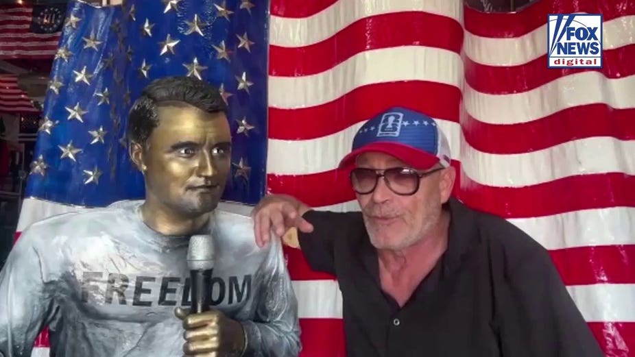 Charlie Kirk monument artist ‘protecting it from evil’ after previous statue vandalized twice