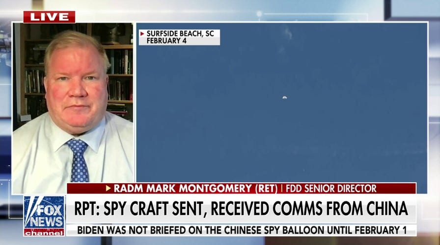 Spy craft reportedly sent, received communications from China