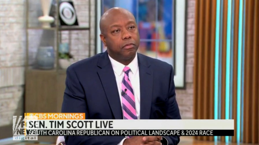 Sen. Tim Scott says Capitol rioters have to take responsibility when pressed by CBS on Trump's role