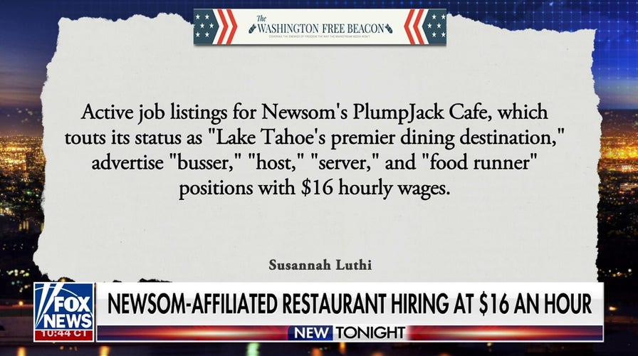 Liberal hypocrisy over minimum wage in California?