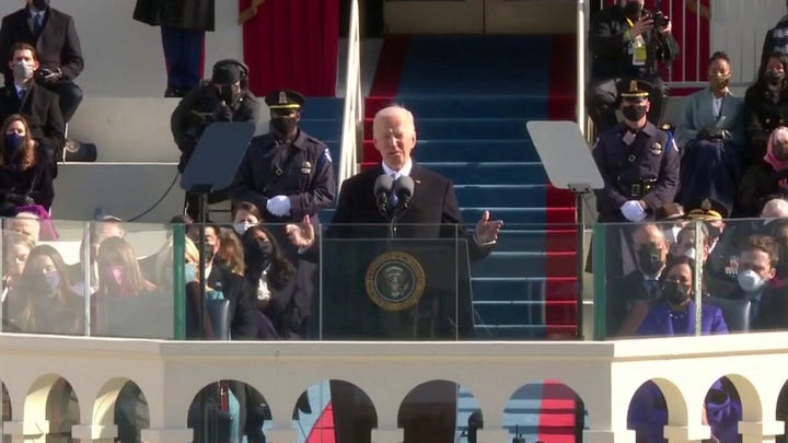 Biden's inaugural address puts focus on uniting Americans
