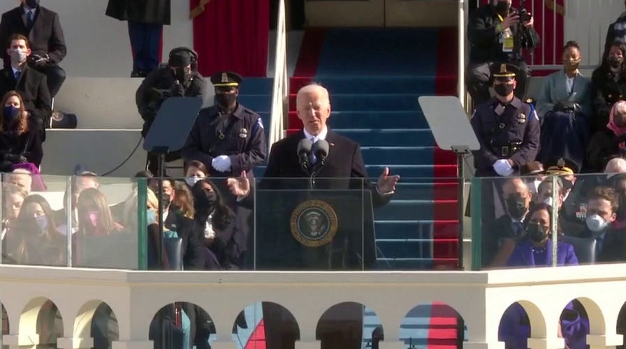 Biden's inaugural address puts focus on uniting Americans