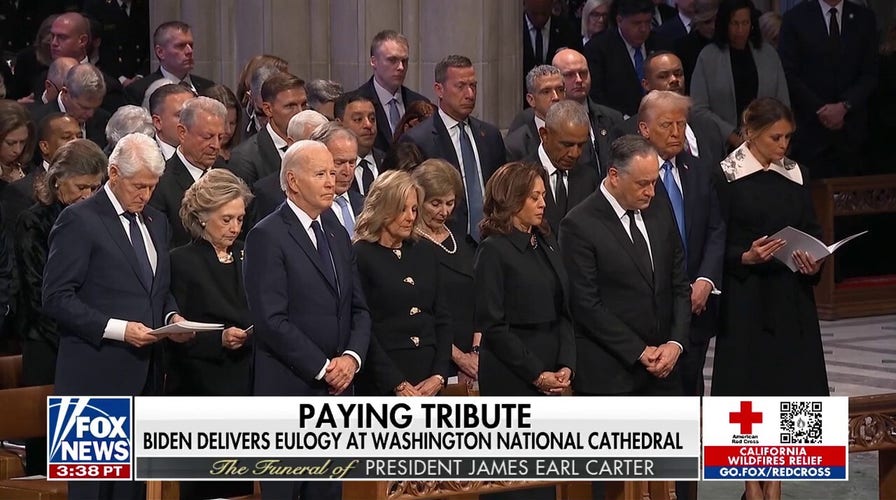 How today's celebration of Jimmy Carter's life brought political rivals together