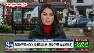 Warnock campaign keeps distance from Biden, holds narrow lead over Walker: Aishah Hasnie - Fox News