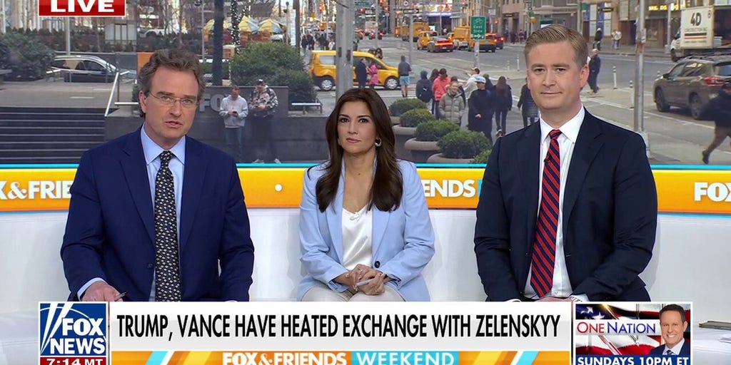 Eyerolls, head shaking, smirking set Vance off: Peter Doocy