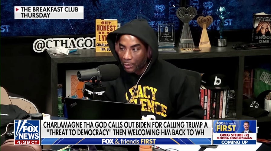 Charlamagne asks how Biden went from 'threat to democracy' to 'welcome back'