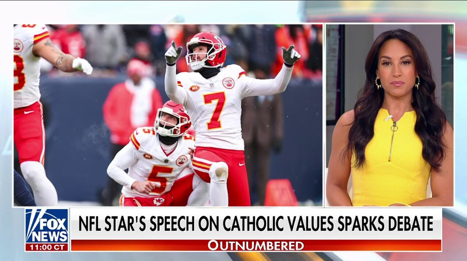 Harrison Butker Jersey Sales Soar After Viral Commencement Speech