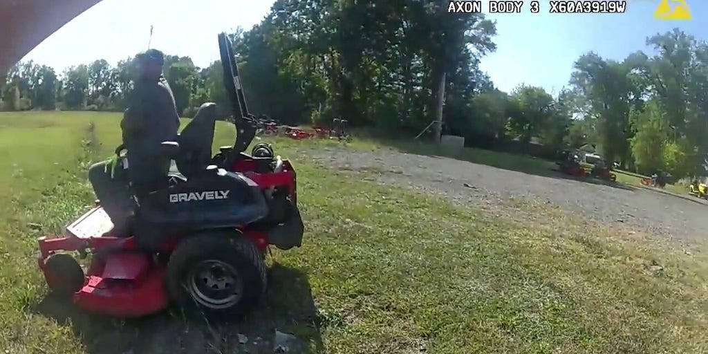 Man fleeing on lawnmower pulls gun on Michigan deputy, shoots self in hand