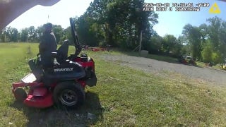 Man fleeing on lawnmower pulls gun on Michigan deputy, shoots self in hand - Fox News