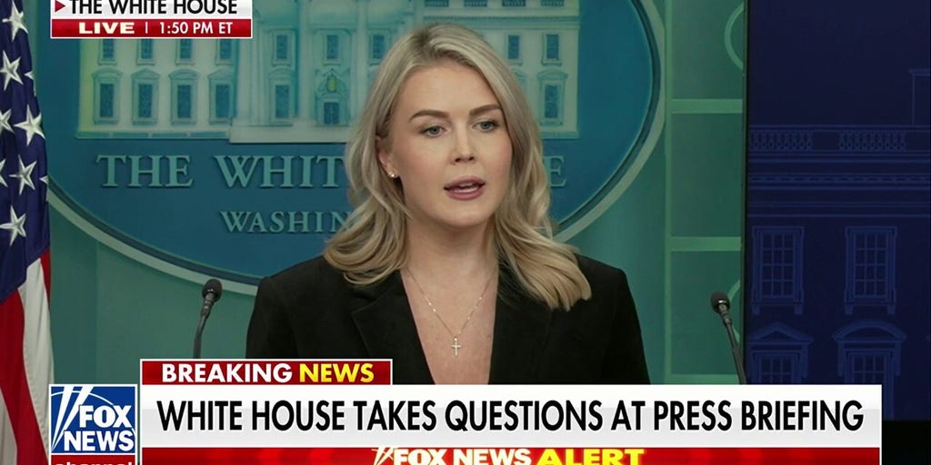 Leavitt responds to Trump calling a reporter 'piggy'