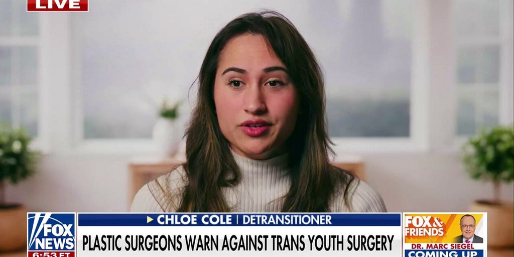 Detransitioner speaks out as plastic surgeons warn against gender surgeries for minors