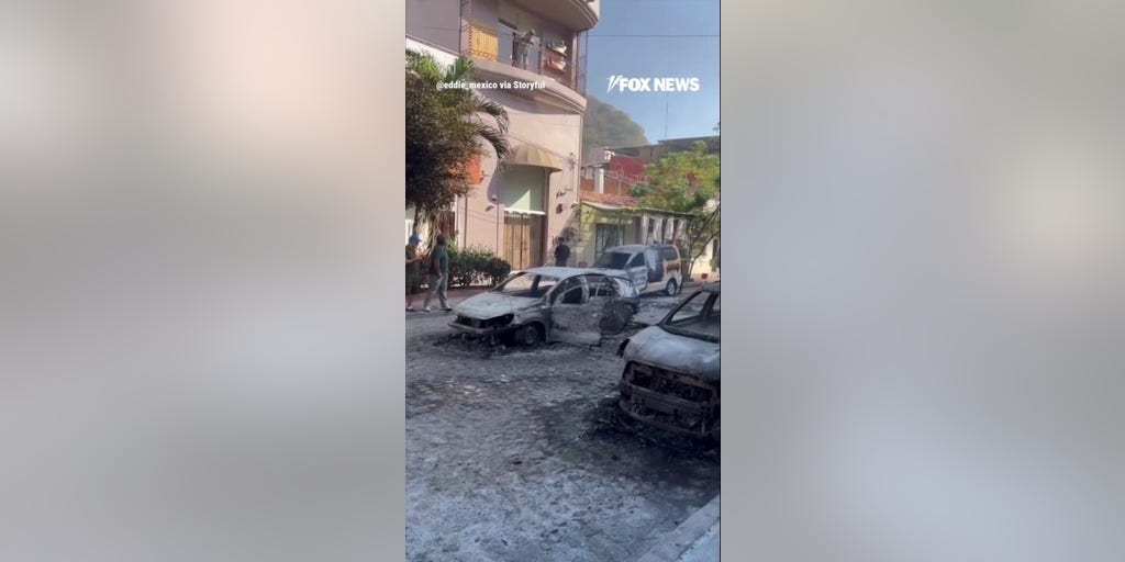 SHOCKING: Scenes of destruction in Puerto Vallarta after cartel boss killed