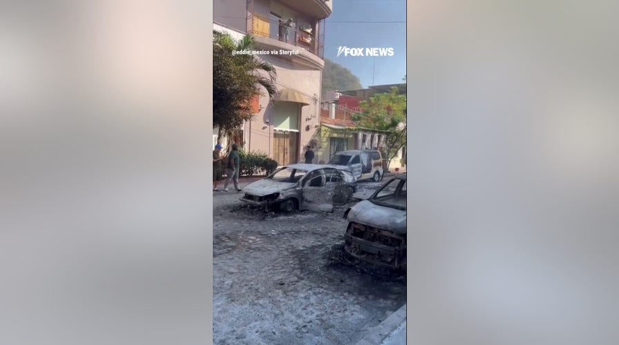 SHOCKING: Scenes of destruction in Puerto Vallarta after cartel boss killed