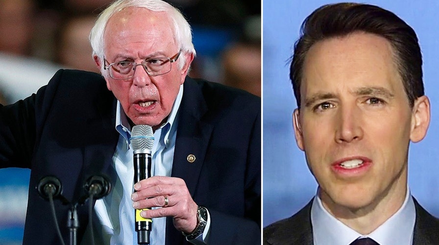 Sen. Hawley: Nominating Sanders would be a 'disaster' for the Democrat Party