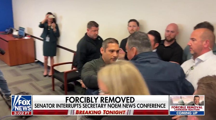  Secretary Noem meets with Sen. Padilla pursuing  his removal from her property   conference
