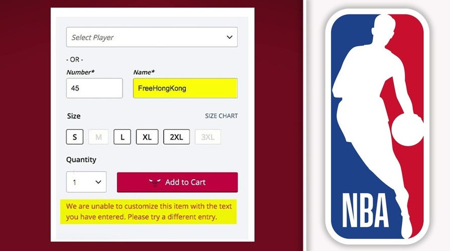 NBA store says 'Free Hong Kong' was 'inadvertently prohibited' from jerseys