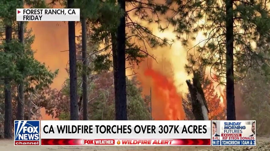 California wildfire becomes 12th largest in state history