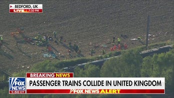 Passenger trains collide in United Kingdom, officials report serious injuries
