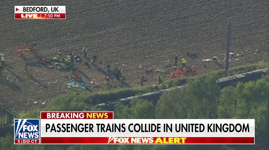 Passenger trains collide in United Kingdom, officials report serious injuries