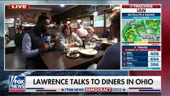 Lawrence Jones has breakfast with Ohio voters