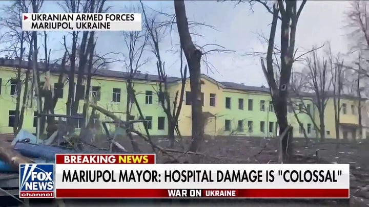 Russian forces strike children's hospital in Ukraine