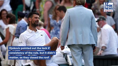 Novak Djokovic gets in heated argument with Wimbledon official during match