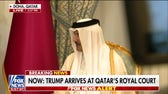Trump arrives at the Qatar Royal Court