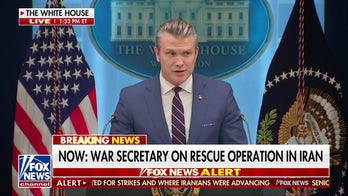 Pete Hegseth praises rescue mission of downed airman at Trump press conference: 'We leave no man behind - and that is not luck'