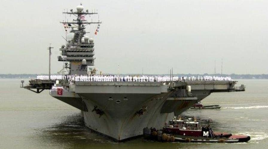 US says Iran conducted rocket tests near US war ships