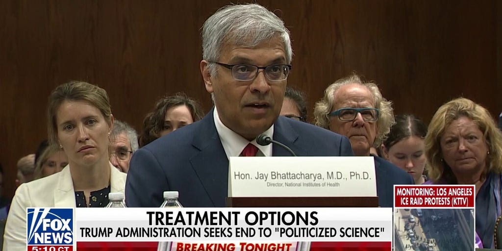 Senate grills NIH director over proposed medical research cuts