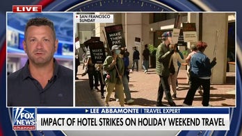 Hotel workers strike amid Labor Day weekend travel